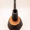 Bent Volcano Smoking Pipe Greek Briar No Filter Alexander Model 113B