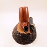 Billiard Straight Smoking Pipe Greek Briar No Filter Alexander Model 121B