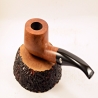 Squat Semi Bent Smoking Pipe Greek Briar No Filter Alexander