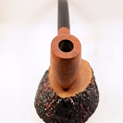 Squat Semi Bent Smoking Pipe Greek Briar No Filter Alexander