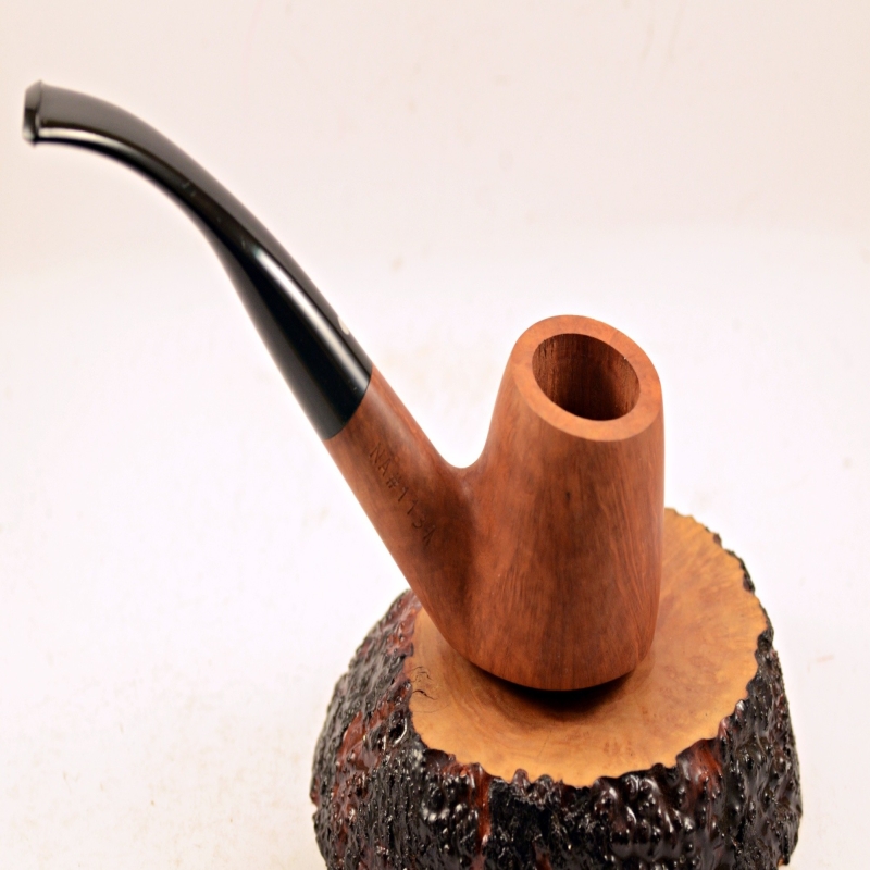 Bent Volcano Smoking Pipe Greek Briar No Filter Alexander Model 113B