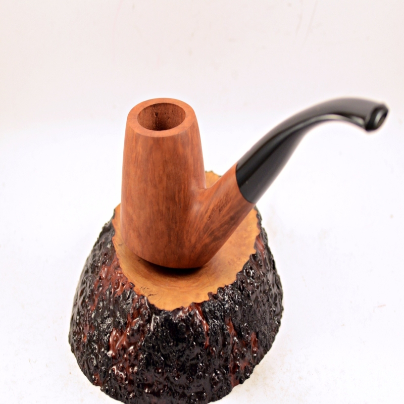 Bent Volcano Smoking Pipe Greek Briar No Filter Alexander Model 113B