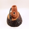 Bent Volcano Smoking Pipe Greek Briar No Filter Alexander Model 113B