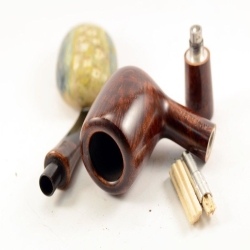 Hygrocool Smoking Pipe Greek Briar 9mm Filter Model 635C