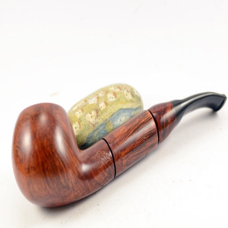 Hygrocool Smoking Pipe Greek Briar 9mm Filter Model 636C