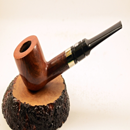 Pot Straight Smoking Pipe Greek Briar No Filter Alexander Model 71C