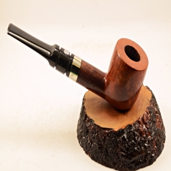 Pot Straight Smoking Pipe Greek Briar No Filter Alexander Model 71C