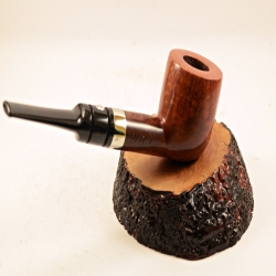 Pot Straight Smoking Pipe Greek Briar No Filter Alexander Model 71C