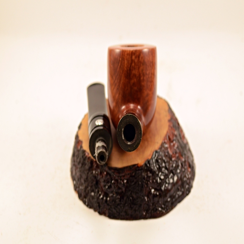 Pot Straight Smoking Pipe Greek Briar No Filter Alexander Model 71C