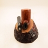 Pot Straight Smoking Pipe Greek Briar No Filter Alexander Model 71C