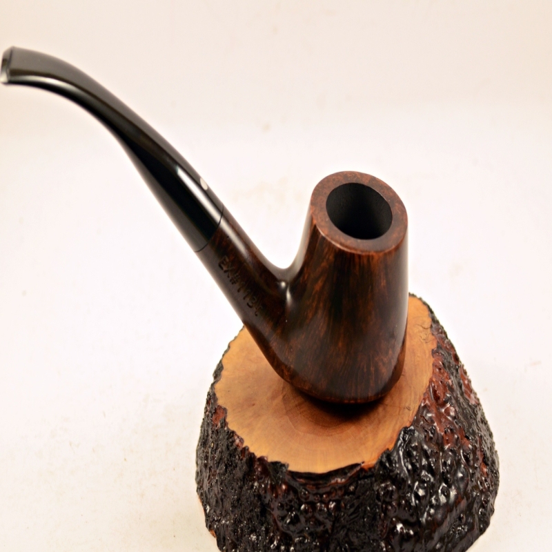 Bent Volcano Smoking Pipe Greek Briar No Filter Alexander Model 113B