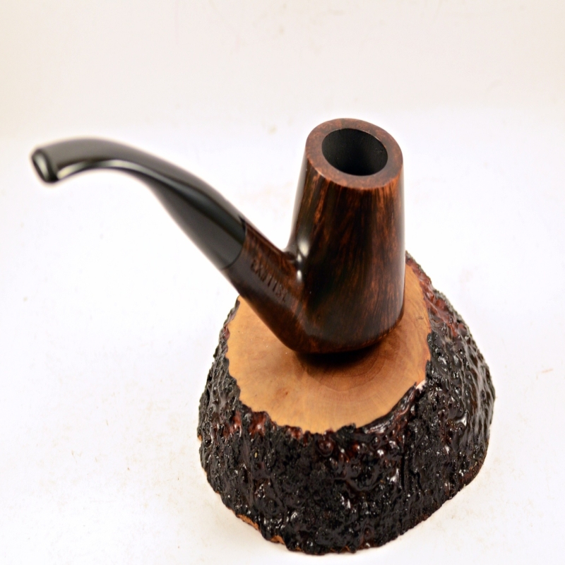Bent Volcano Smoking Pipe Greek Briar No Filter Alexander Model 113B