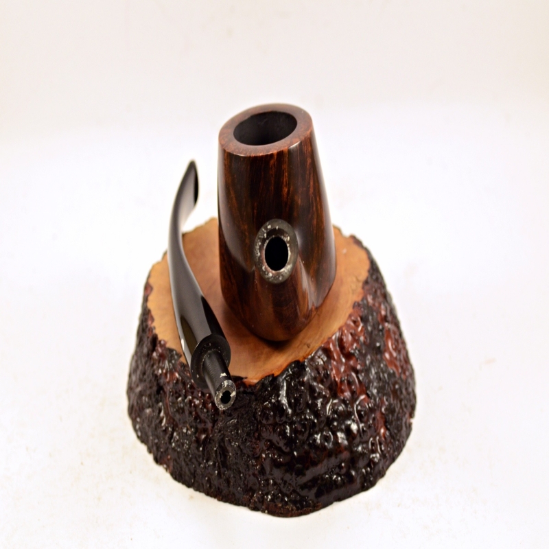 Bent Volcano Smoking Pipe Greek Briar No Filter Alexander Model 113B