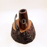 Bent Volcano Smoking Pipe Greek Briar No Filter Alexander Model 113B