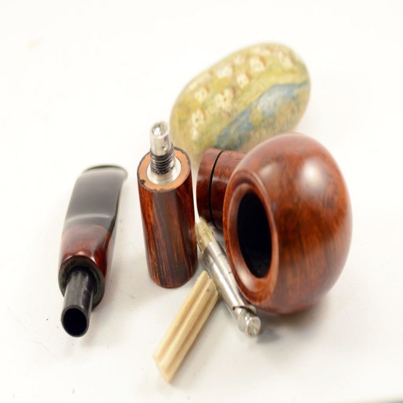 Hygrocool Smoking Pipe Greek Briar 9mm Filter Model 636C