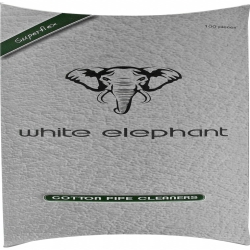 White Elephant Cotton Pipe Cleaners