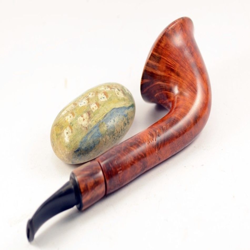 Hygrocool Calabash Smoking Pipe Greek Briar 9mm Filter Model 642