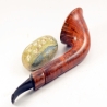 Hygrocool Calabash Smoking Pipe Greek Briar 9mm Filter Model 642