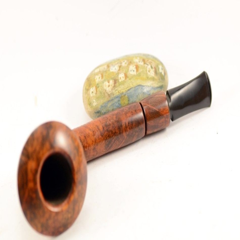 Hygrocool Calabash Smoking Pipe Greek Briar 9mm Filter Model 642