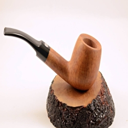 Billiard Semi Bent  Smoking Pipe Greek Briar Alexander Grade A