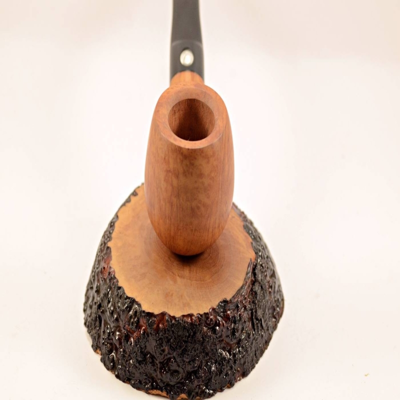 Billiard Semi Bent  Smoking Pipe Greek Briar Alexander Grade A