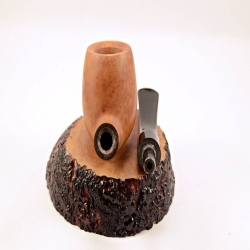 Billiard Semi Bent  Smoking Pipe Greek Briar Alexander Grade A