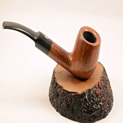 Billiard Semi Bent  Smoking Pipe Greek Briar Alexander Grade C