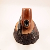 Billiard Semi Bent  Smoking Pipe Greek Briar Alexander Grade C