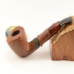 Hygrocool Smoking Pipe Greek Briar 9mm Filter Model 639C