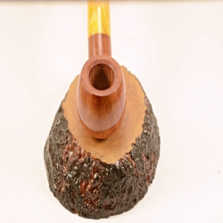 Apple Semi Bent 9mm Filter Smoking Pipe Greek Briar Alexander