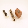 Poker Semi Bent Bamboo 9mm Filter Greek Briar Smoking Pipe Alexander
