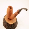 Hygrocool Smoking Pipe Greek Briar 9mm Filter Model 606C