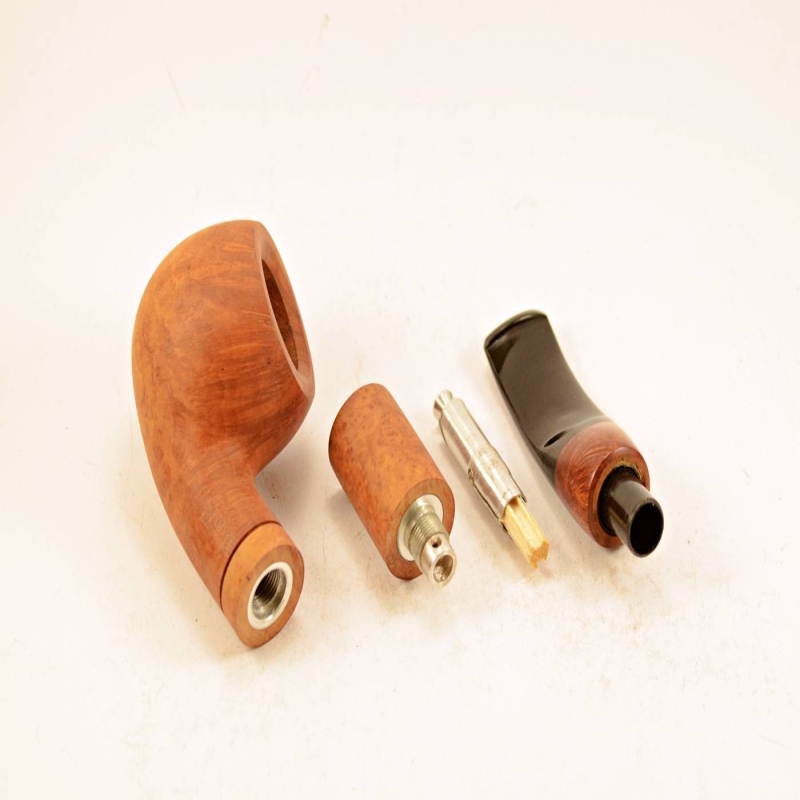 Hygrocool Smoking Pipe Greek Briar 9mm Filter Model 636C