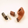 Hygrocool Smoking Pipe Greek Briar 9mm Filter Model 637B
