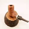 Pot Straight Smoking Pipe Greek Briar No Filter Alexander Model 87B