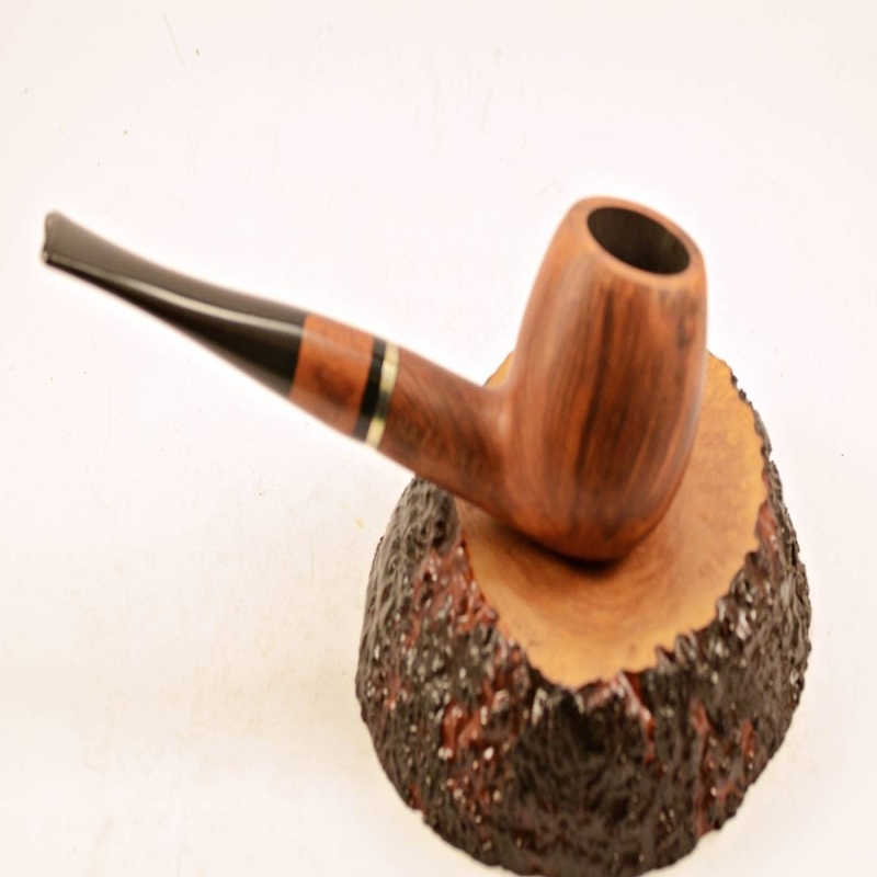 Billiard 9mm Filter Straight Smoking Pipe Greek Briar Alexander Model 135B