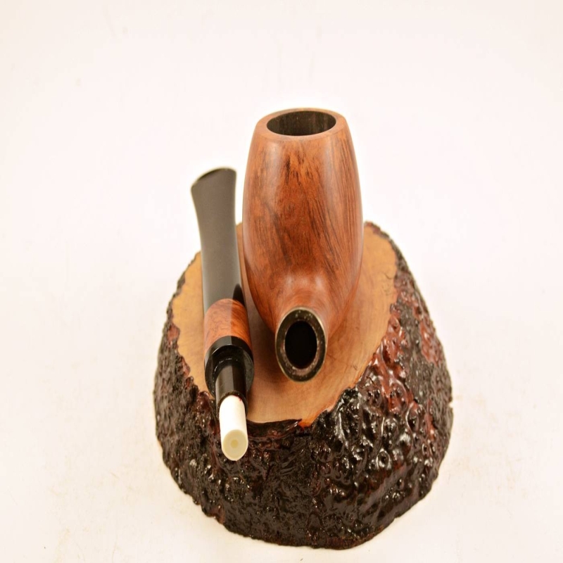 Billiard 9mm Filter Straight Smoking Pipe Greek Briar Alexander Model 135B