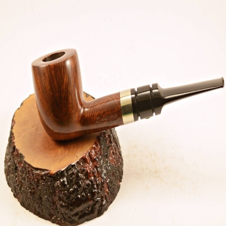 Pot Straight Smoking Pipe Greek Briar No Filter Alexander Model 71C