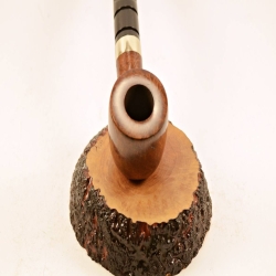 Pot Straight Smoking Pipe Greek Briar No Filter Alexander Model 71C