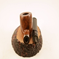 Pot Straight Smoking Pipe Greek Briar No Filter Alexander Model 71C