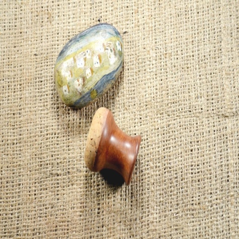 Round Ceramic Pipe Ashtray