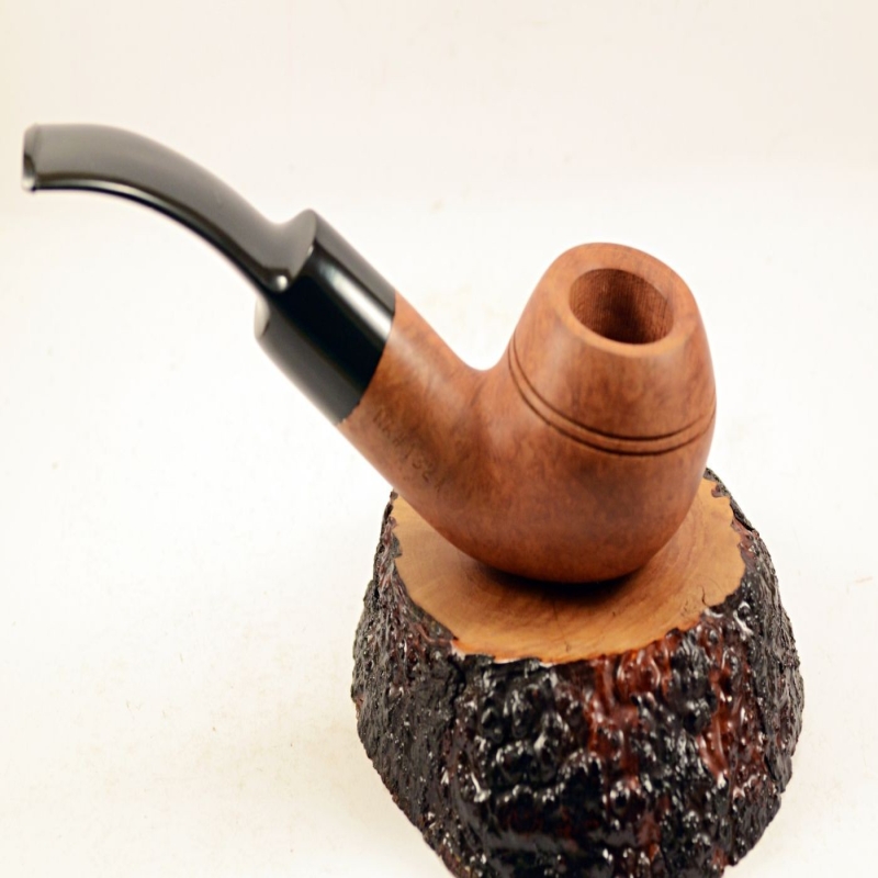 Rhodesian Semi Bent Smoking Pipe Greek Briar Alexander