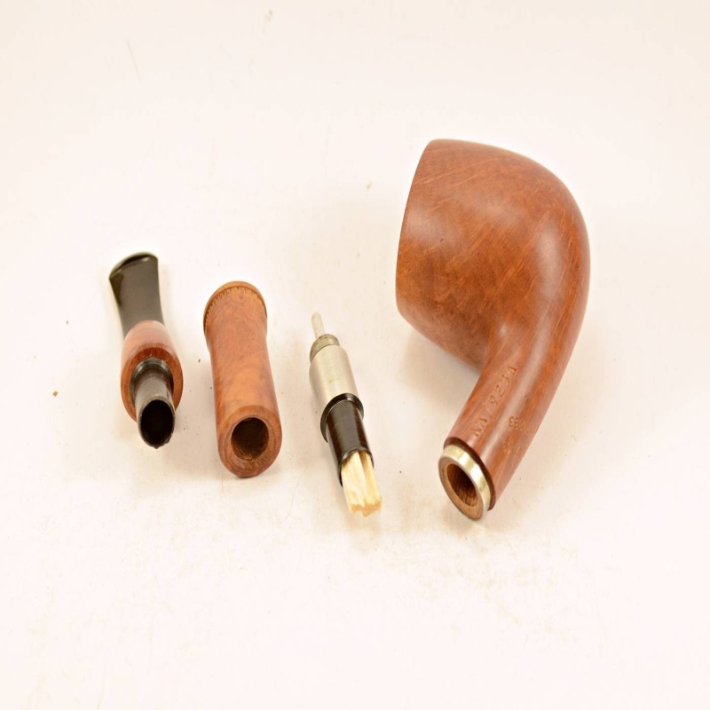 Hygrocool Poker Smoking Pipe Greek Briar 9mm Filter Model 923A