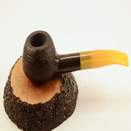Prince Semi Bent  Smoking Pipe Greek Briar No Filter Alexander