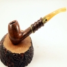 Hygrocool Master Smoking Pipe Greek Briar 9mm Filter Model 566D