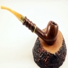 Hygrocool Master Smoking Pipe Greek Briar 9mm Filter Model 566D