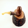 Hygrocool Master Smoking Pipe Greek Briar 9mm Filter Model 566D