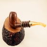 Hygrocool Master Smoking Pipe Greek Briar 9mm Filter Model 566D