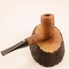 Pot Straight Smoking Pipe Greek Briar No Filter Alexander