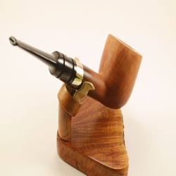 Pot Straight Smoking Pipe Greek Briar No Filter Alexander Model 71C